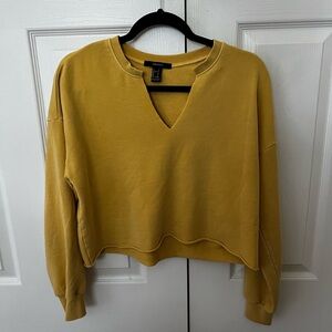 Mustard yellow sweater. Forever 21. Perfect for fall!!